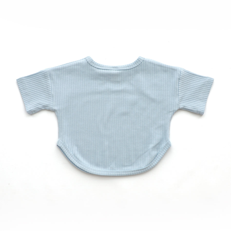 Easy Top Wide Ribbed - SKY