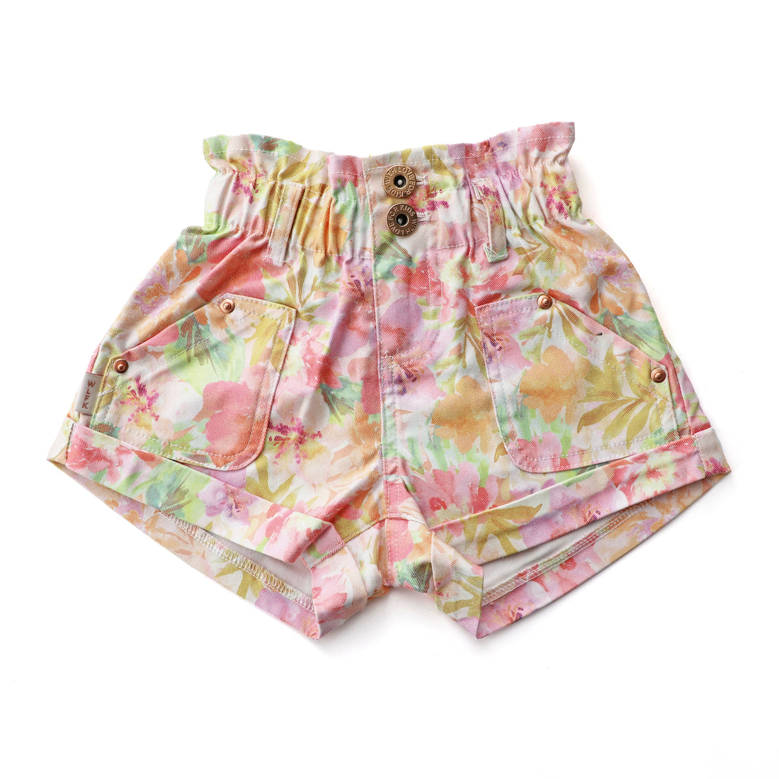 Paperbag Denim Shorts - CLARA