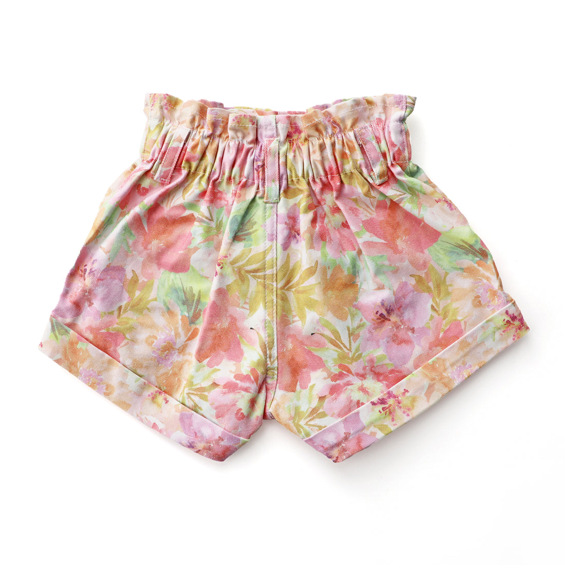 Paperbag Denim Shorts - CLARA