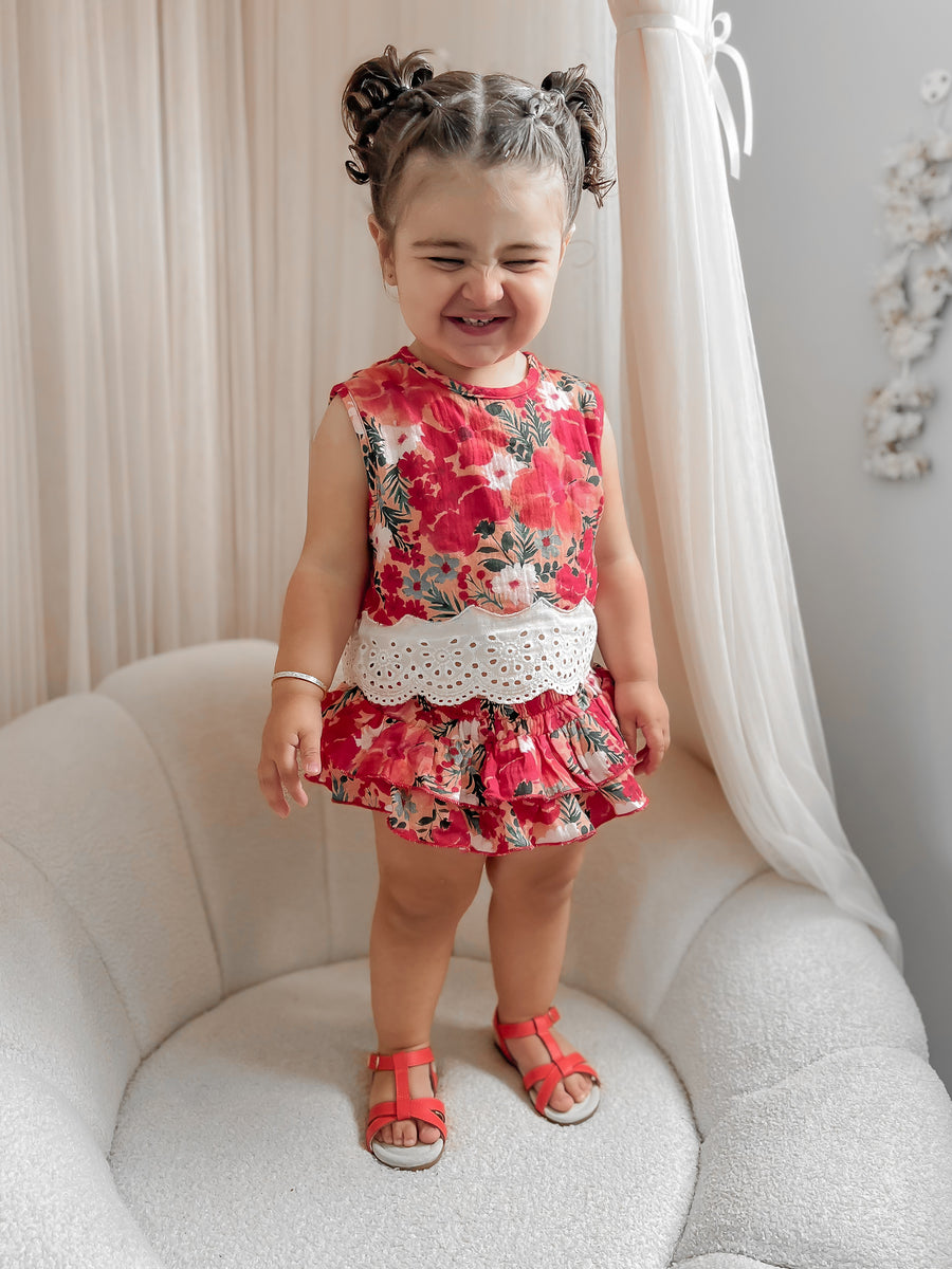 COTTON MUSLIN Ruffle Bloomers - NOEL