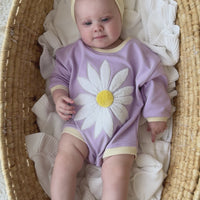 Lounge Playsuit - DAISY LILAC