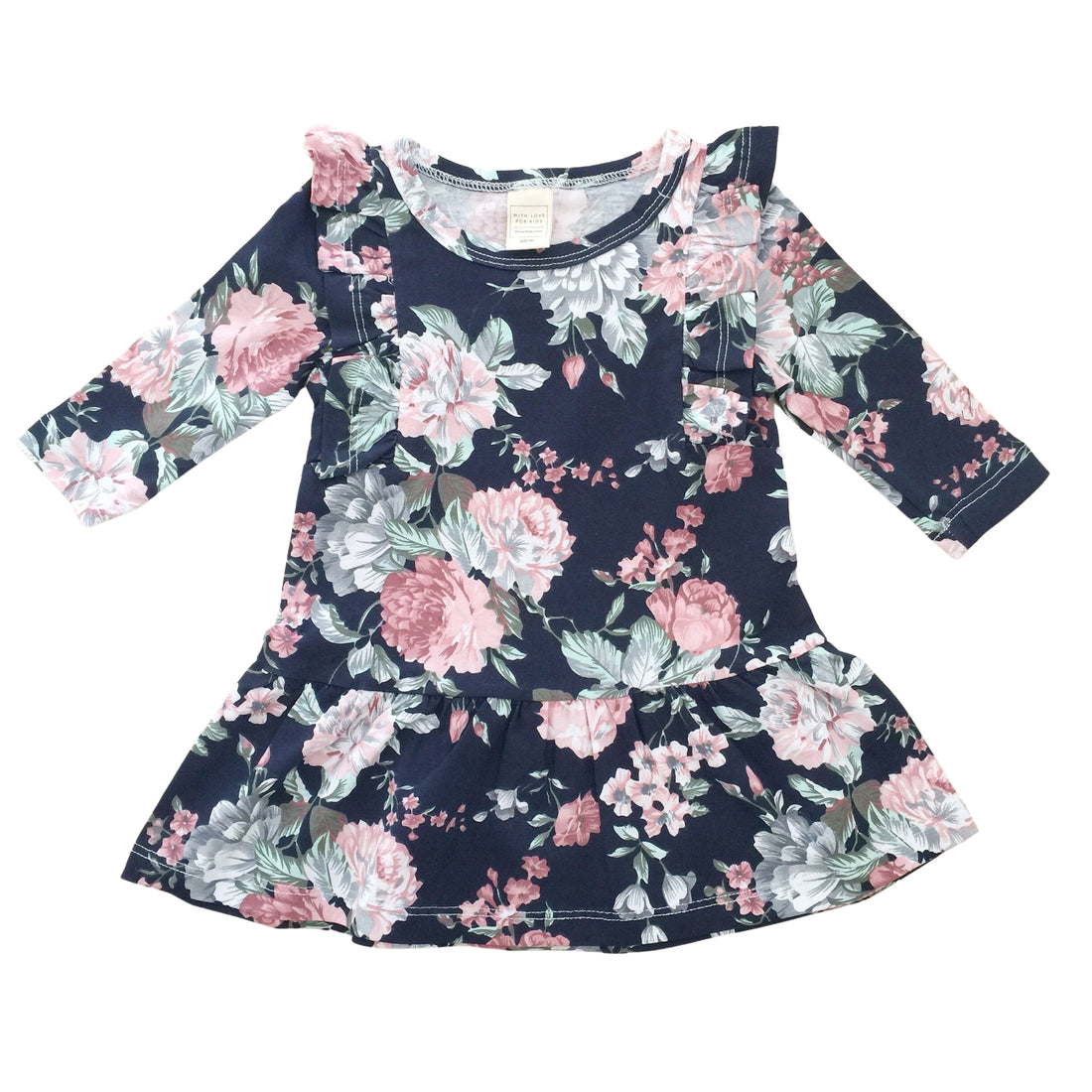 Shimmy Long Sleeve Dress - ADDILYN