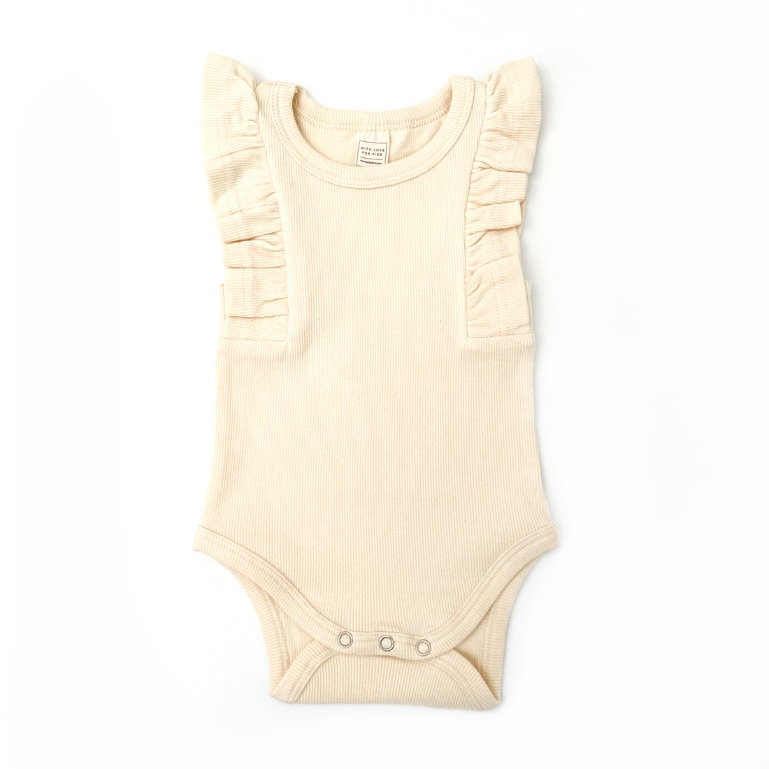 BASICS Shimmy Ribbed Tank Onesie/Top - BANANA SMOOTHIE