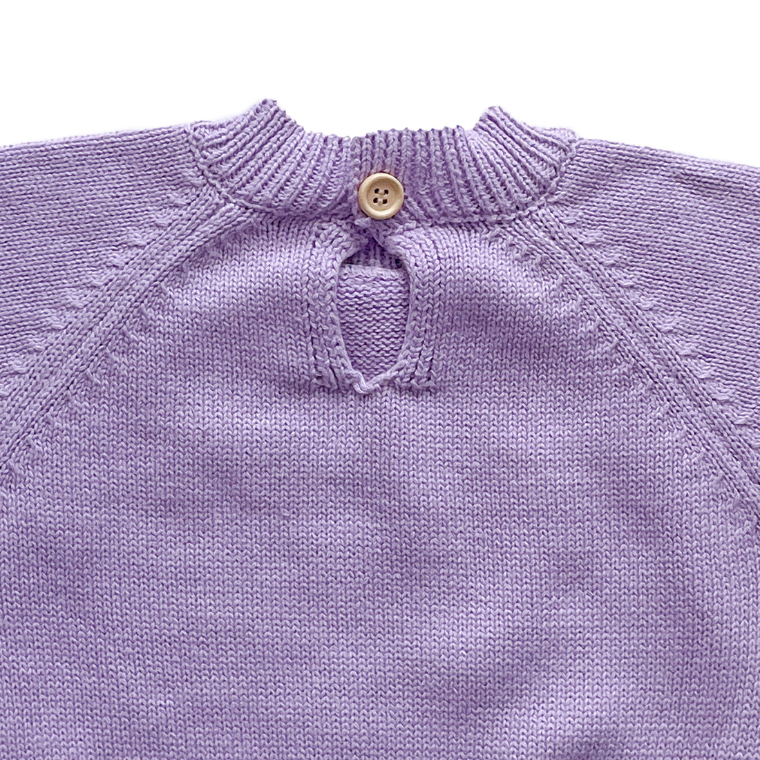 Blushing Posy Knitted Jumper - Purple
