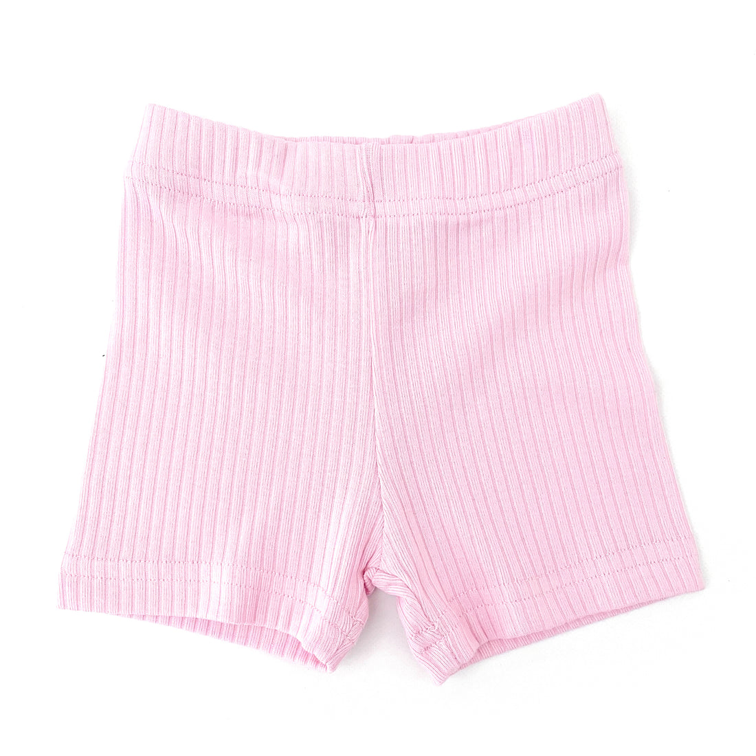 Bike Shorts Wide Ribbed - CANDY PINK