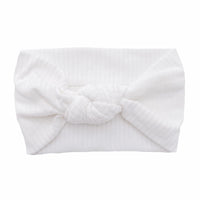 Knot Headband Wide Ribbed - COCONUT