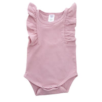 Shimmy Tank Onesie/Top - DUSTY PINK