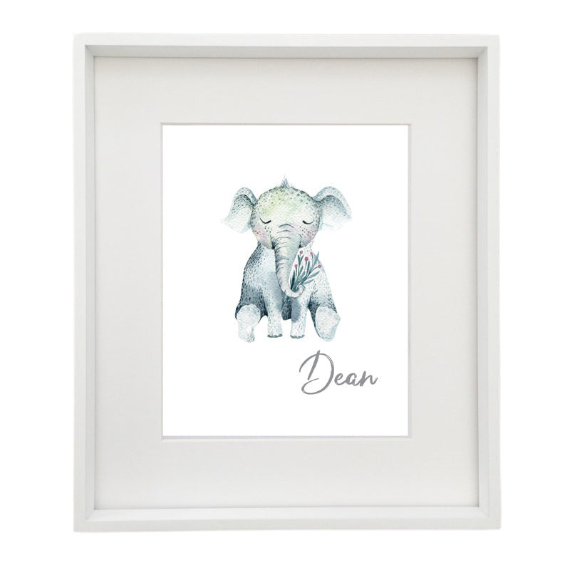 Elephant Personalised Printable Artwork