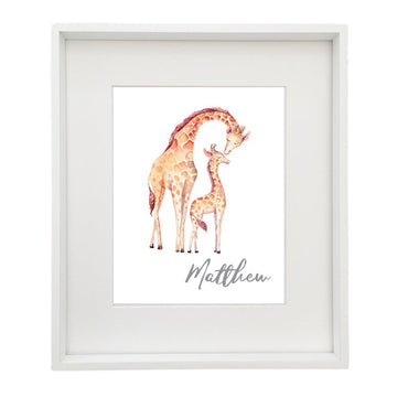 Giraffe Personalised Printable Artwork