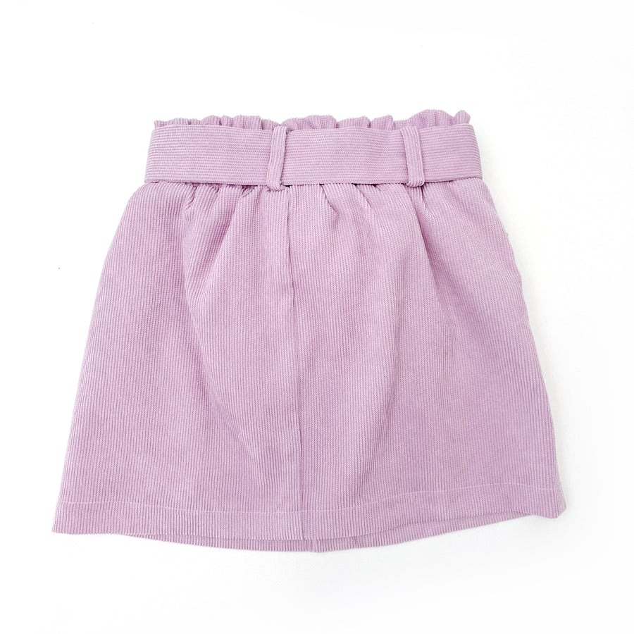 Heidi Mini Cord Skirt - SHELL