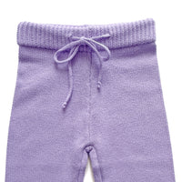 Blushing Knitted Pant - Purple