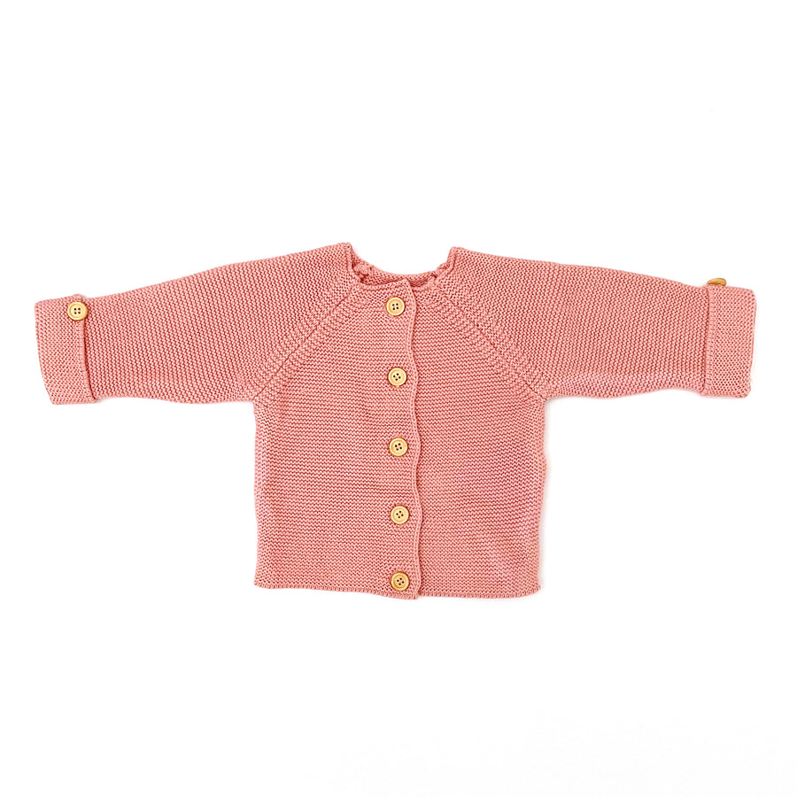 Poppy Knitted Cardigan - TUSCAN TERRACOTTA