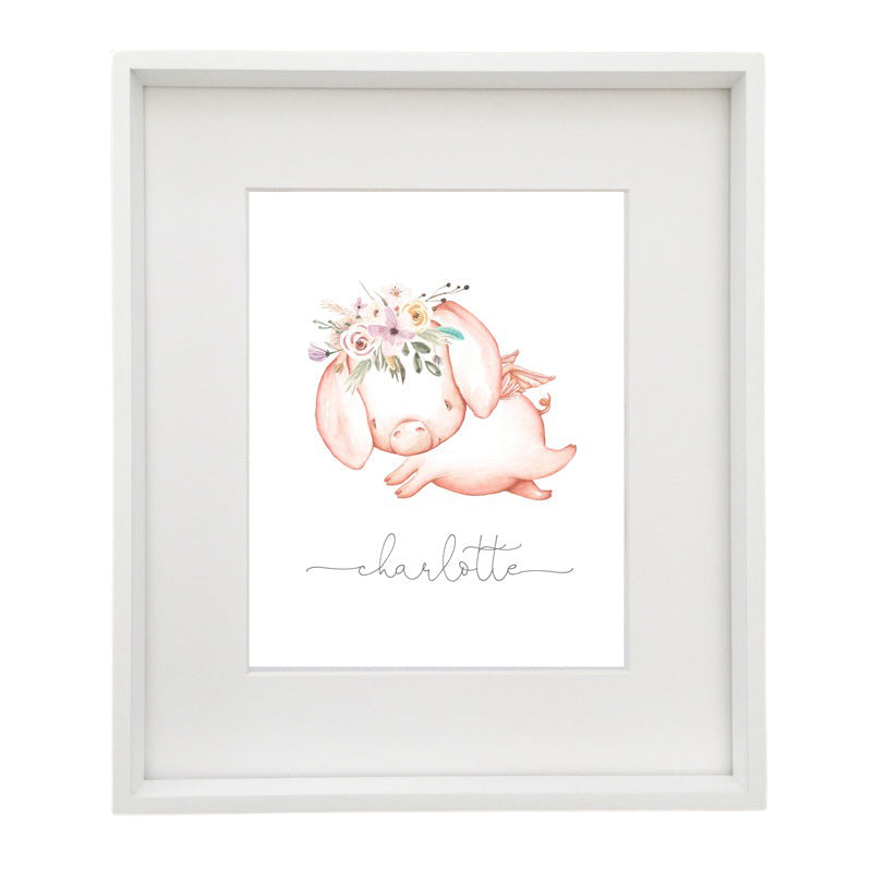 Piglet Two Personalised Printable Artwork