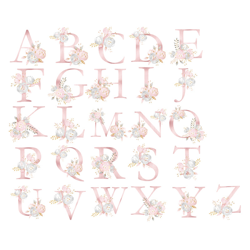 Rose Gold Letters R Printable Rose Gold Personalised Printable Artwork – With Love For Kids