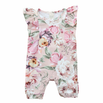 Shimmy Floral Romper - CLAIRE