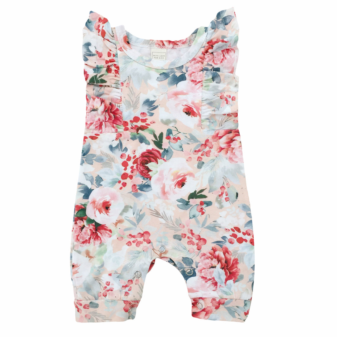 Shimmy Floral Romper - HOLLY