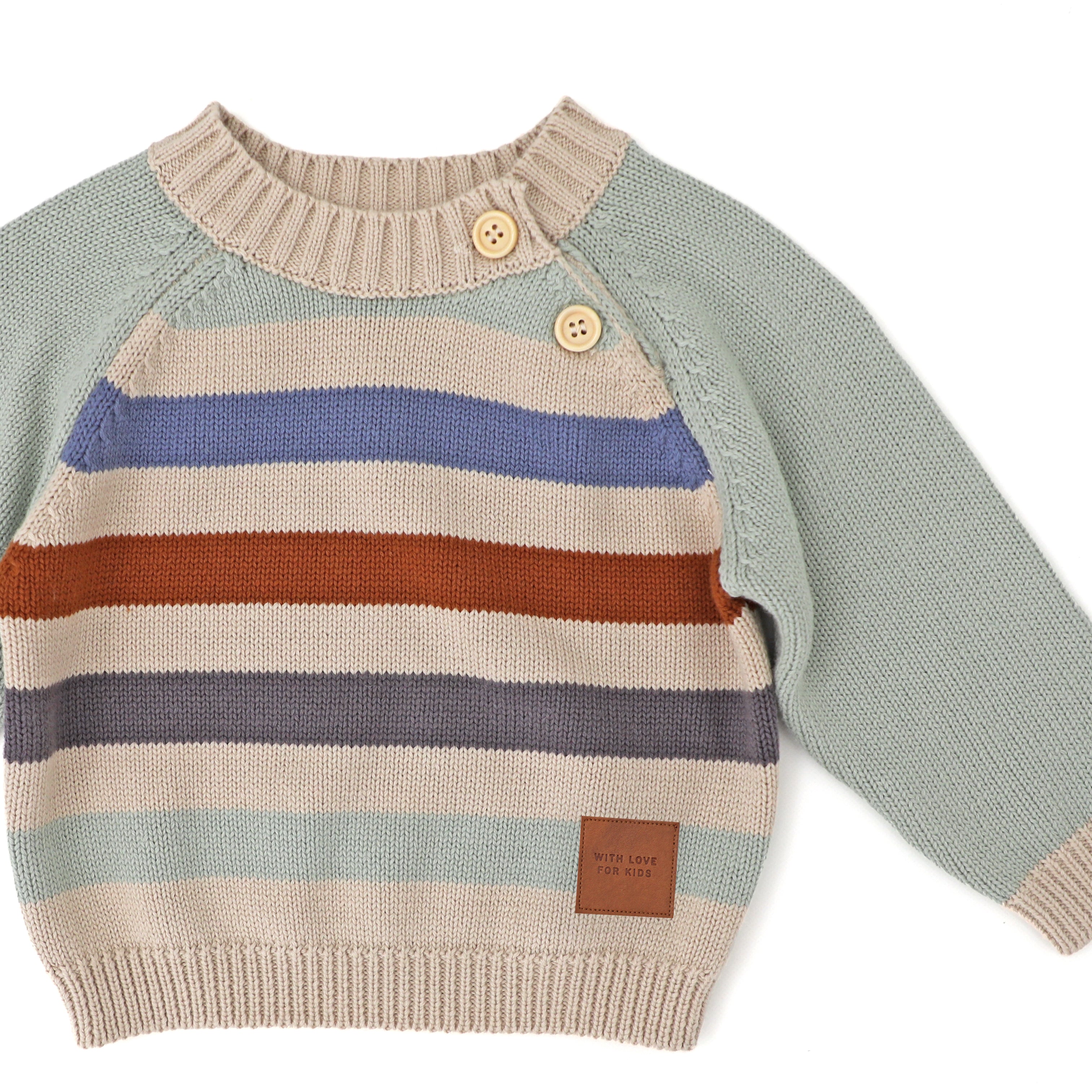 Freddy Knitted Jumper - STRIPES – With Love For Kids