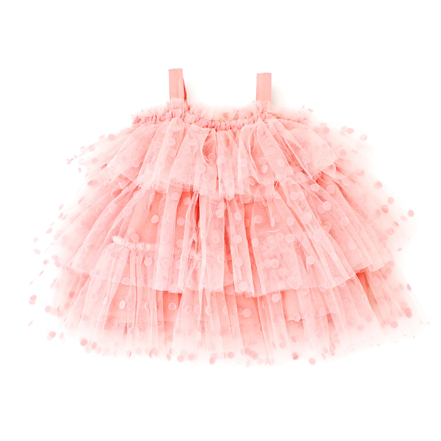 The Party Dress - PINK POLKA DOTS