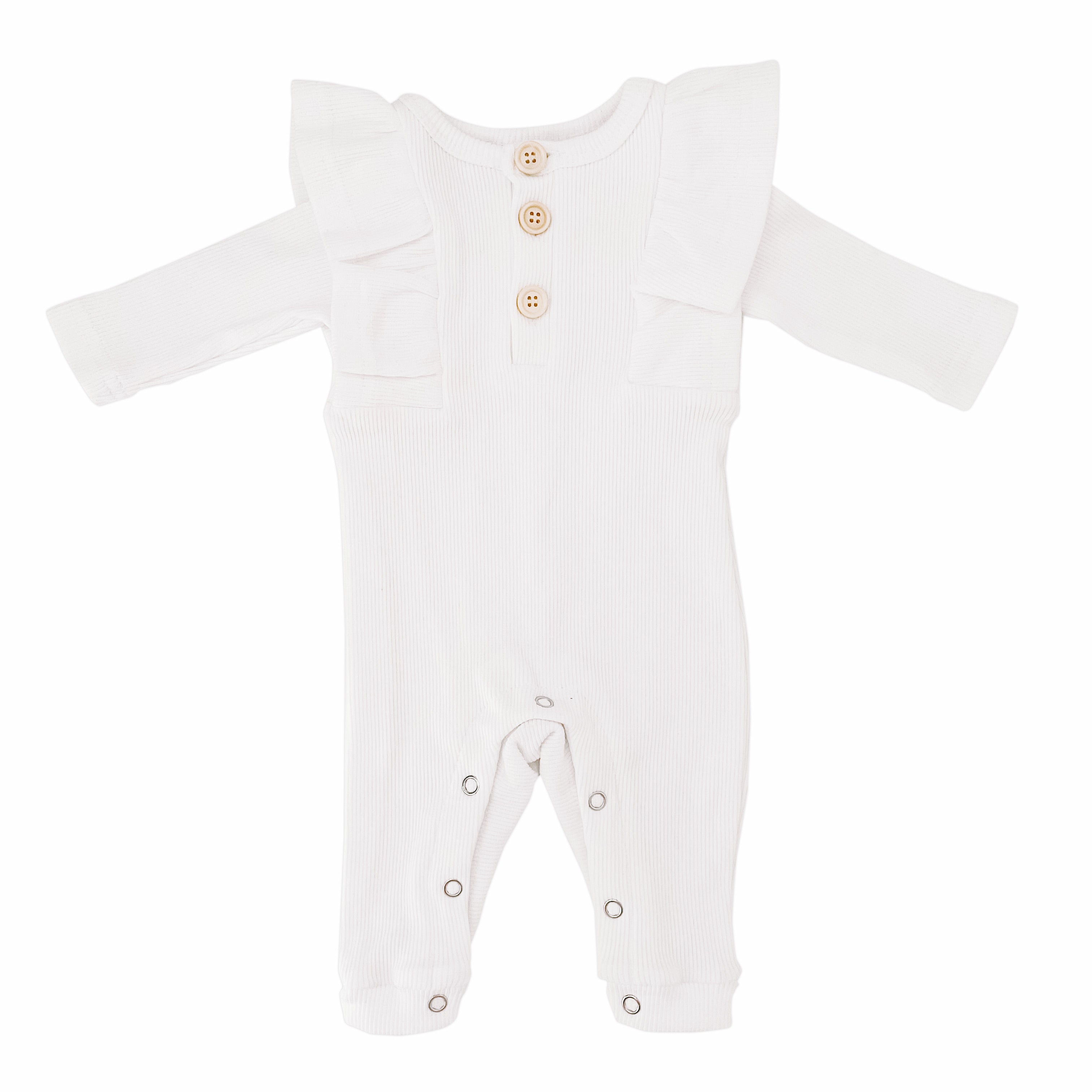 BASICS THICK Ribbed Shimmy All In One - MILK – With Love For Kids