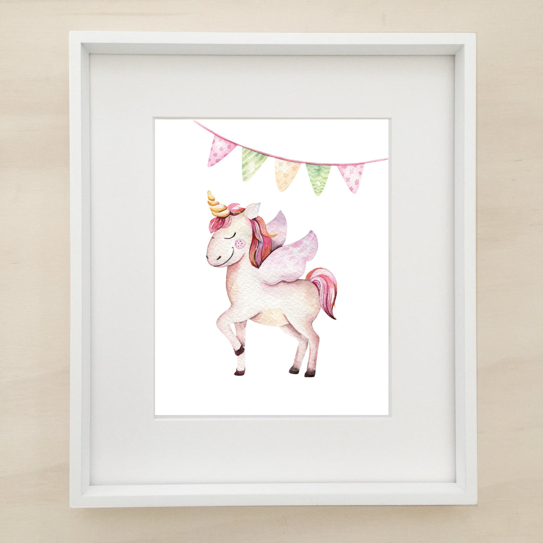 Unicorn Trio Personalised Printable Artwork