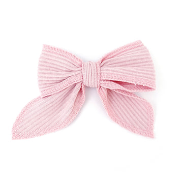 Hair Clip Wide Ribbed - DUSTY ROSE