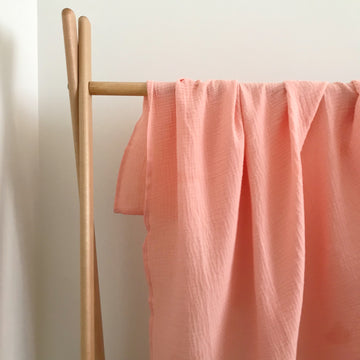 COTTON MUSLIN Wrap - PEACH