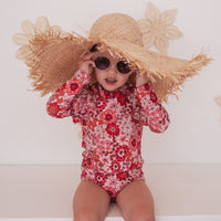 Shimmy Long Sleeve Swimmers - PENELOPE