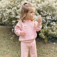 Blushing Knitted Pant - Blush