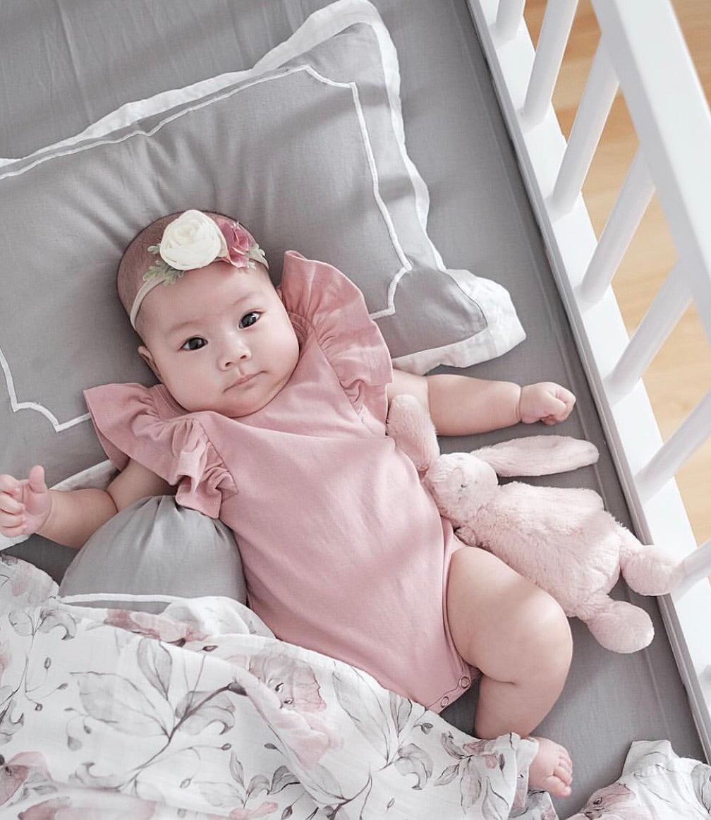 Shimmy Tank Onesie/Top - DUSTY PINK