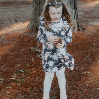 Shimmy Long Sleeve Dress - ADDILYN