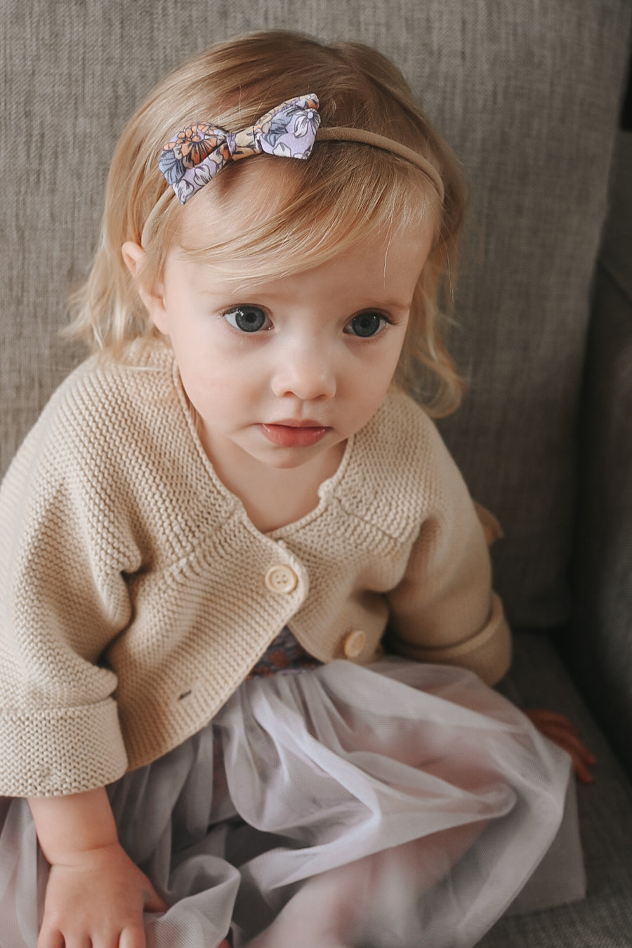 Poppy Knitted Cardigan - ALMOND