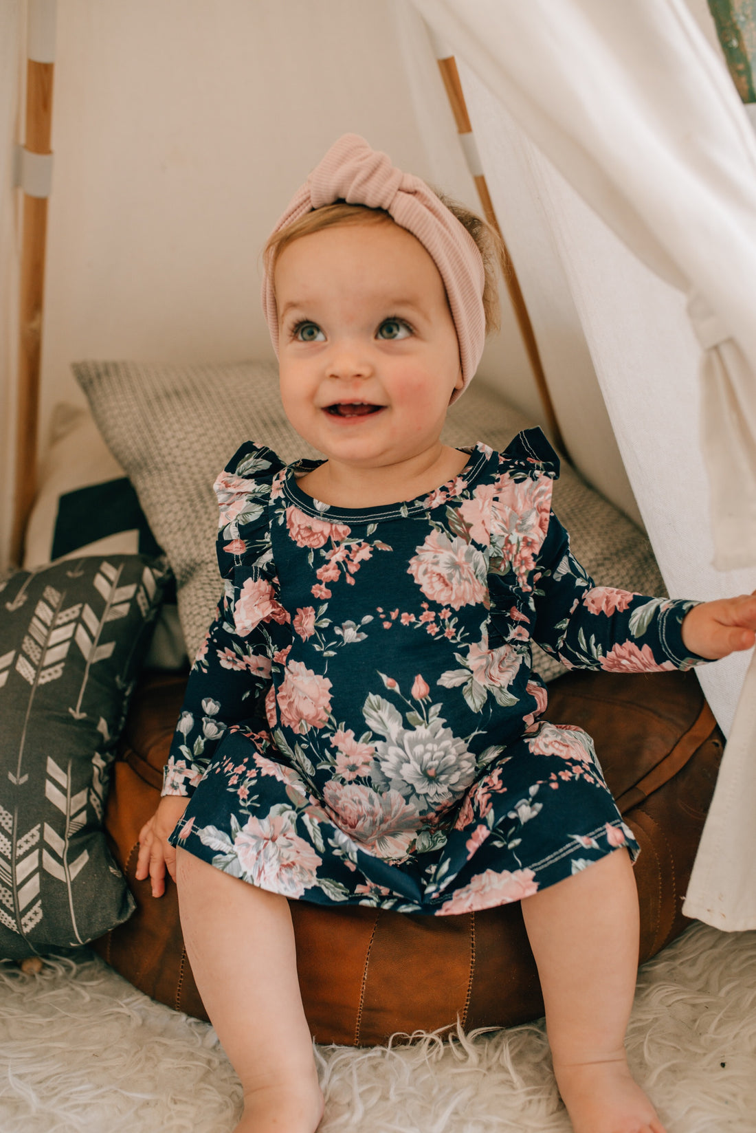 Shimmy Long Sleeve Dress - ADDILYN