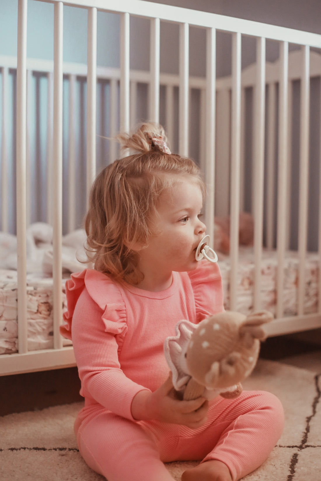 BASICS THICK Shimmy Ribbed Long Sleeve Onesie/Top - UNICORN