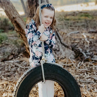 Shimmy Long Sleeve Dress - ADDILYN